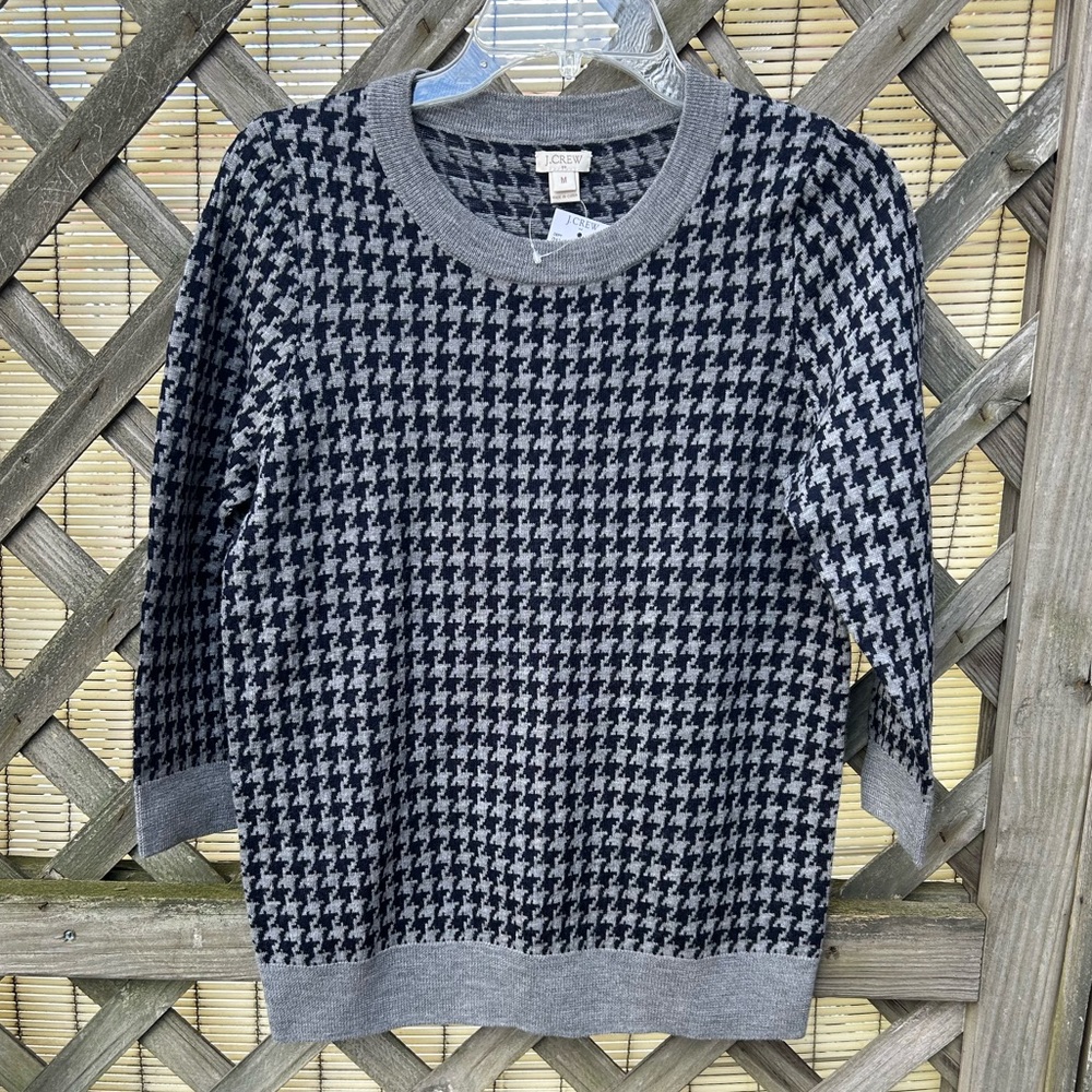 J. Crew Sweater w/ 3/4 length sleeves new women’s size M Medium